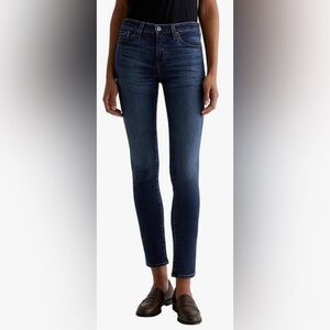 Adriano Goldschmied Women's “The Prima” Mid-Rise Cigarette Skinny Jeans Size 25